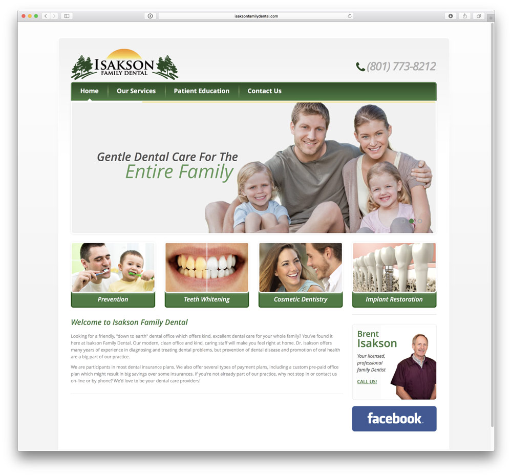 Family Friendly Dentist in Roy, Utah. Isakson Family Dental.