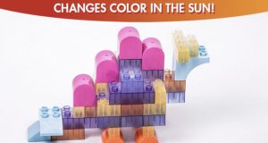Sol Blocks™ are building blocks that change color in the sun!
