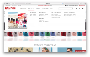 New Navigation allows quick access to find desired merchandise in a clean, intuitive layout.