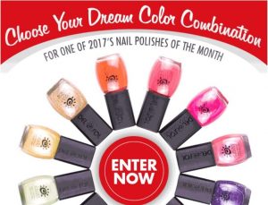 Shot Product photo and created an animated GIF with spinning nail polish bottle color wheel.