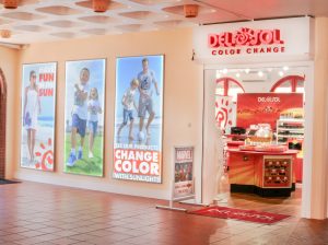 Designed new exterior graphics to show off latest products and lure shoppers into the store.