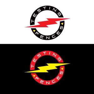 New Testing Fences Logo designed to work on light or dark backgrounds.